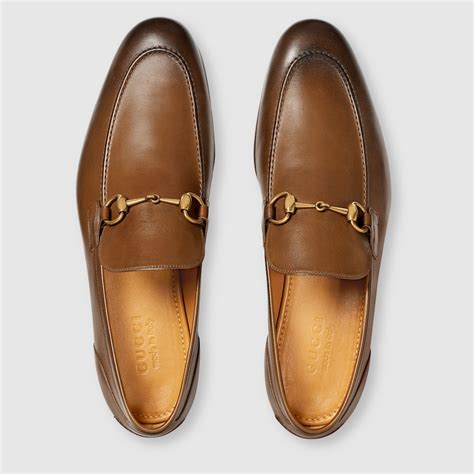 gucci jordaan brown loafer